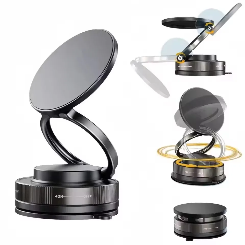 Phone Accessories Useful - 2026 New Vacuum Magnetic Phone Holder