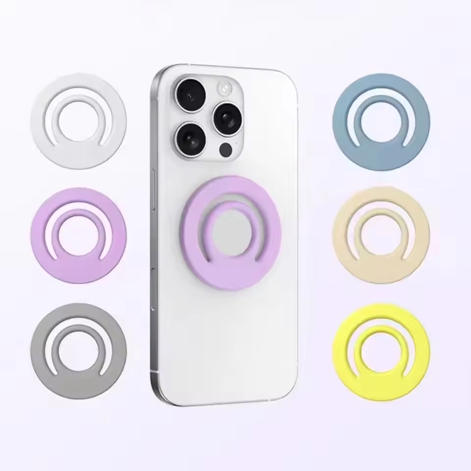 Phone Accessories Useful - Magnetic Silicone Stand Finger Ring Car