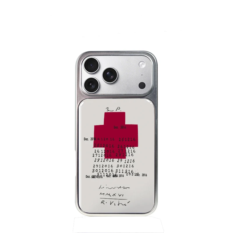 Retro Handset Phone - Ins Retro Red Cross Phone Case