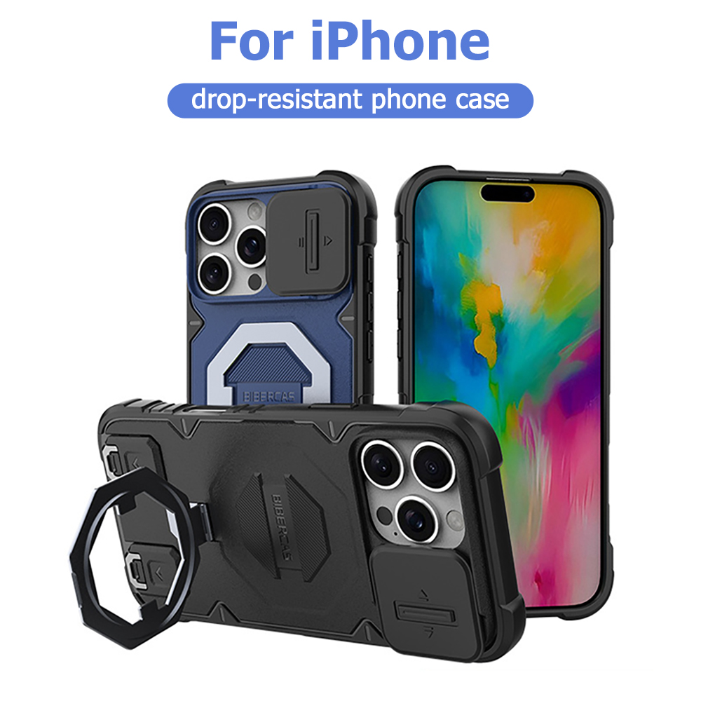 Phone Accessories Case - Ring Kickstand Magnetic Phone Case For