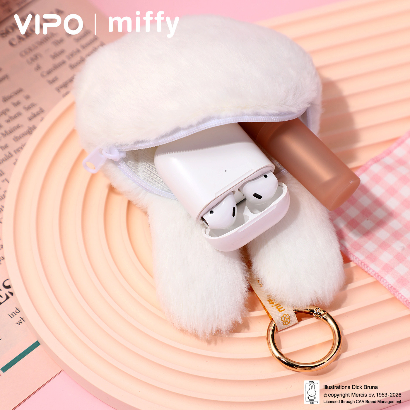 Vipo Miffy Cute Rabbit Coin Pu - Airtag Holder Case 评论和价格