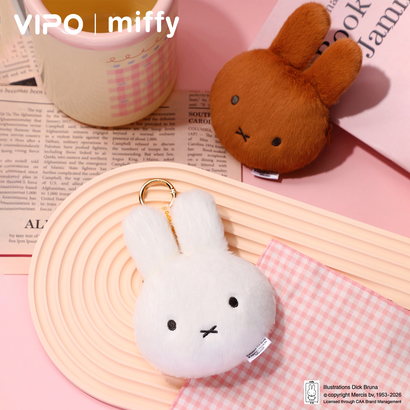 Vipo Miffy Cute Rabbit Coin Pu - Airtag Holder Case 评论和价格