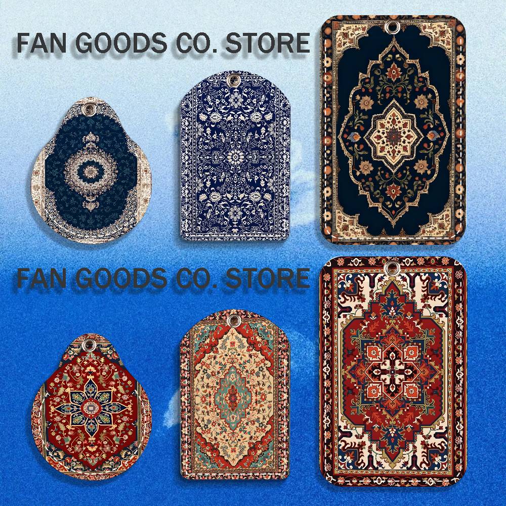 Persian Rug Carpet PU Leather  - Airtag Holder Case 评论和价格