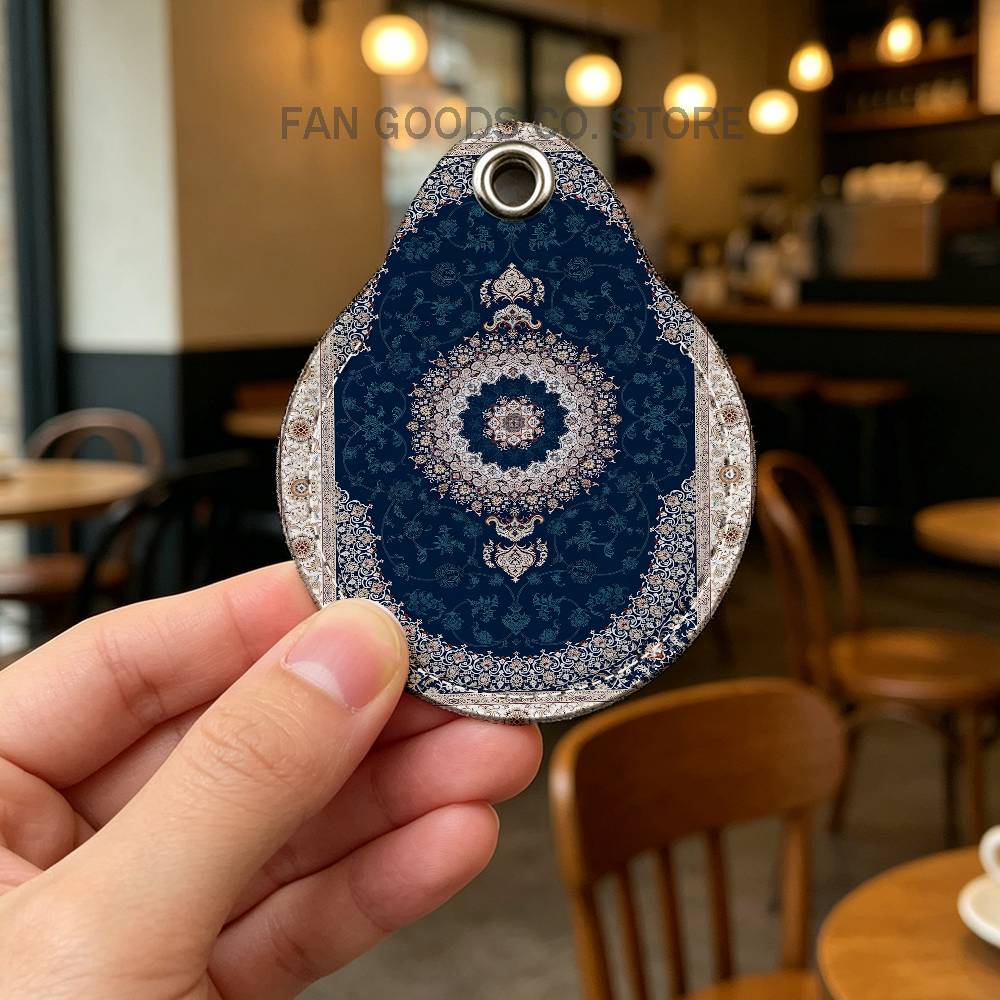Persian Rug Carpet PU Leather  - Airtag Holder Case 评论和价格