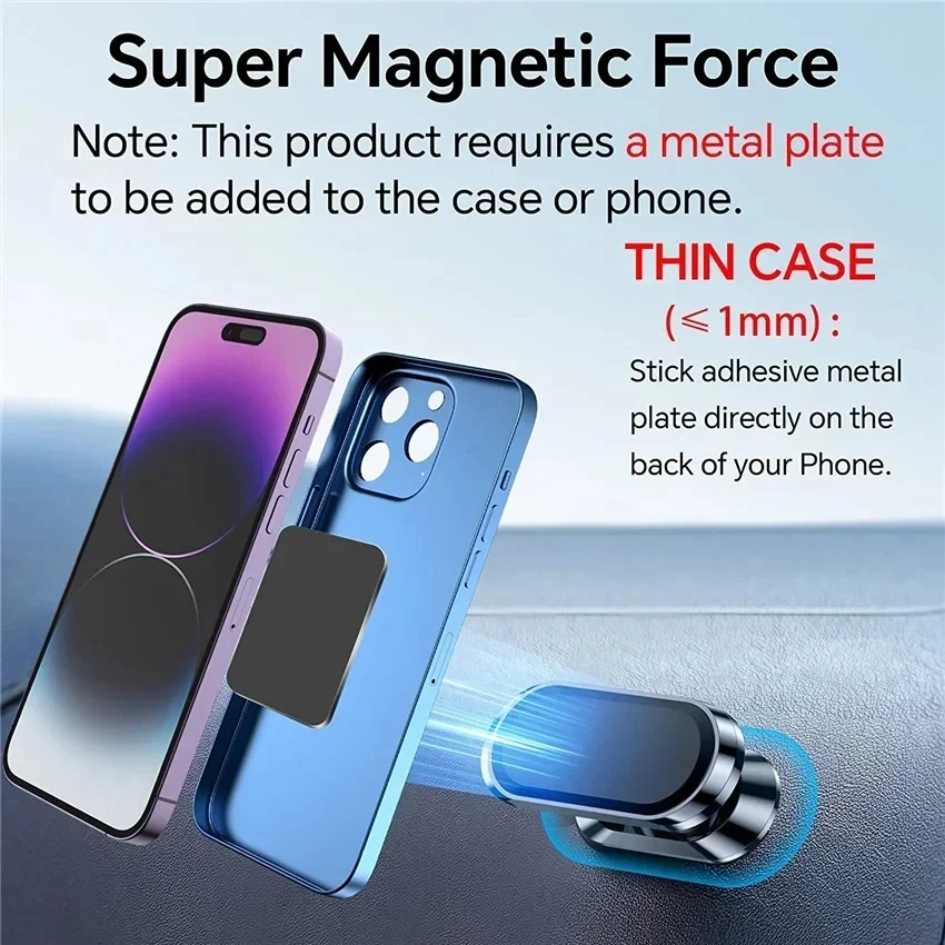 360° Magnetic Car Phone Holder - Phone Accessories Useful 评论和价格