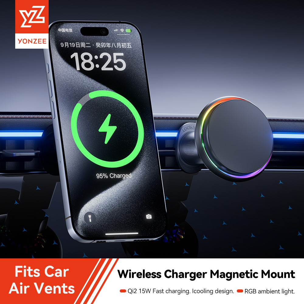 YZ RGB Magnetic Wireless Charg - Qi2 Phone Accessories 评论和价格