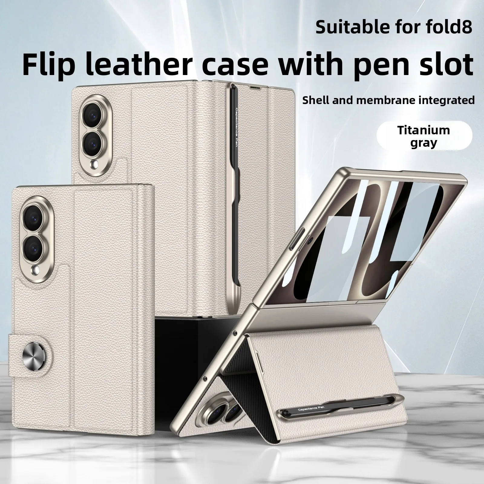 Luxury Business Flip Pen Slot  - Tempered Glass Screen 评论和价格