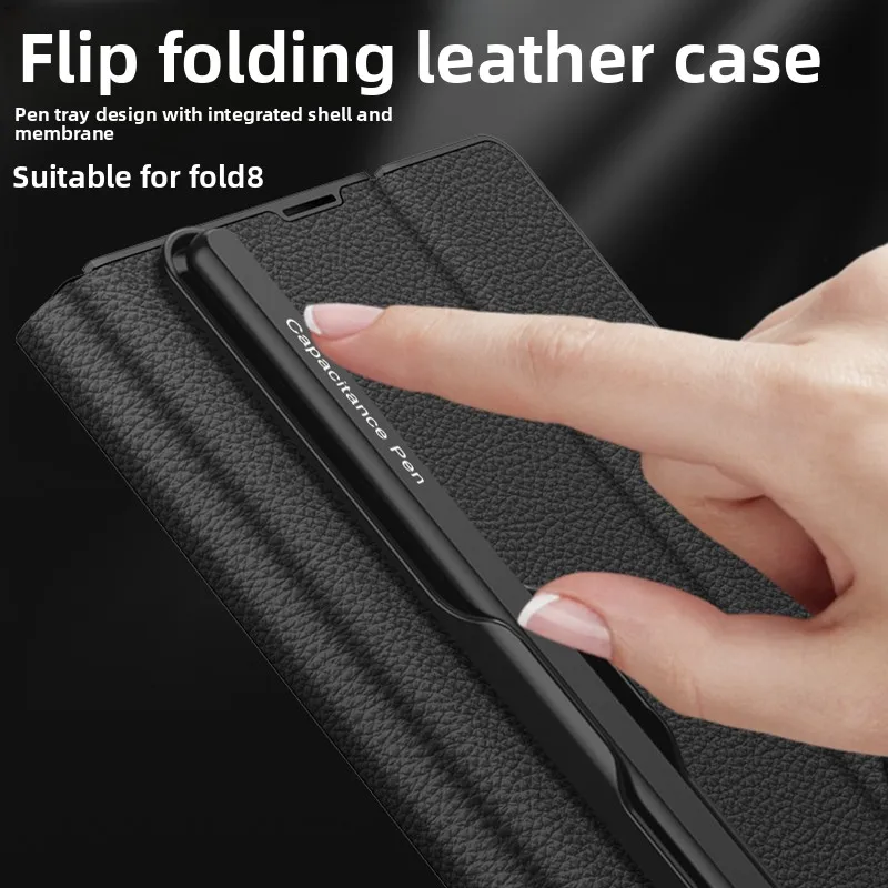 Luxury Business Flip Pen Slot  - Tempered Glass Screen 评论和价格