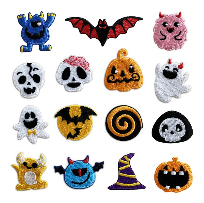 10 Pcs Stick On Iron On Hallow - Phone Accessories Pictures 评论和价格