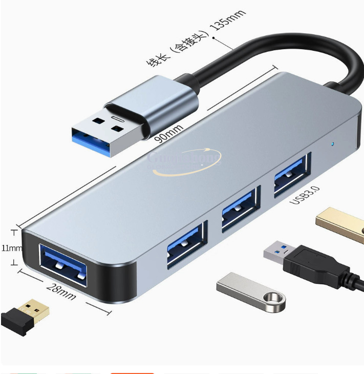 Hot-selling USB-C 4-port hub,  - Usb C Hub 评论和价格