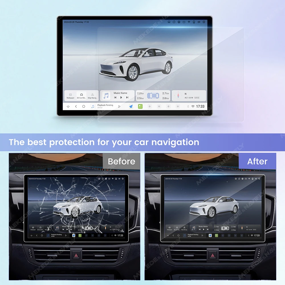 For 11.5 13 Inch Radio Tempere - Tempered Glass Screen 评论和价格