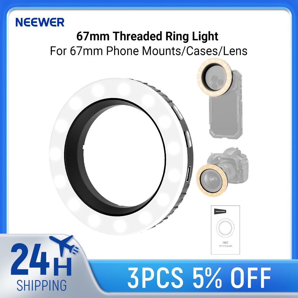 NEEWER Basics 67mm Threaded Ri - Led Flash Case 评论和价格