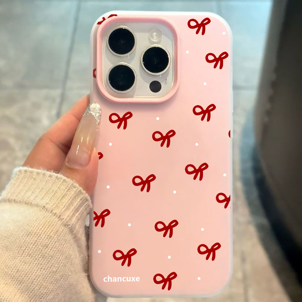 Minimalist Bow Girl INS Phone  - Phone Accessories For Girls 评论和价格
