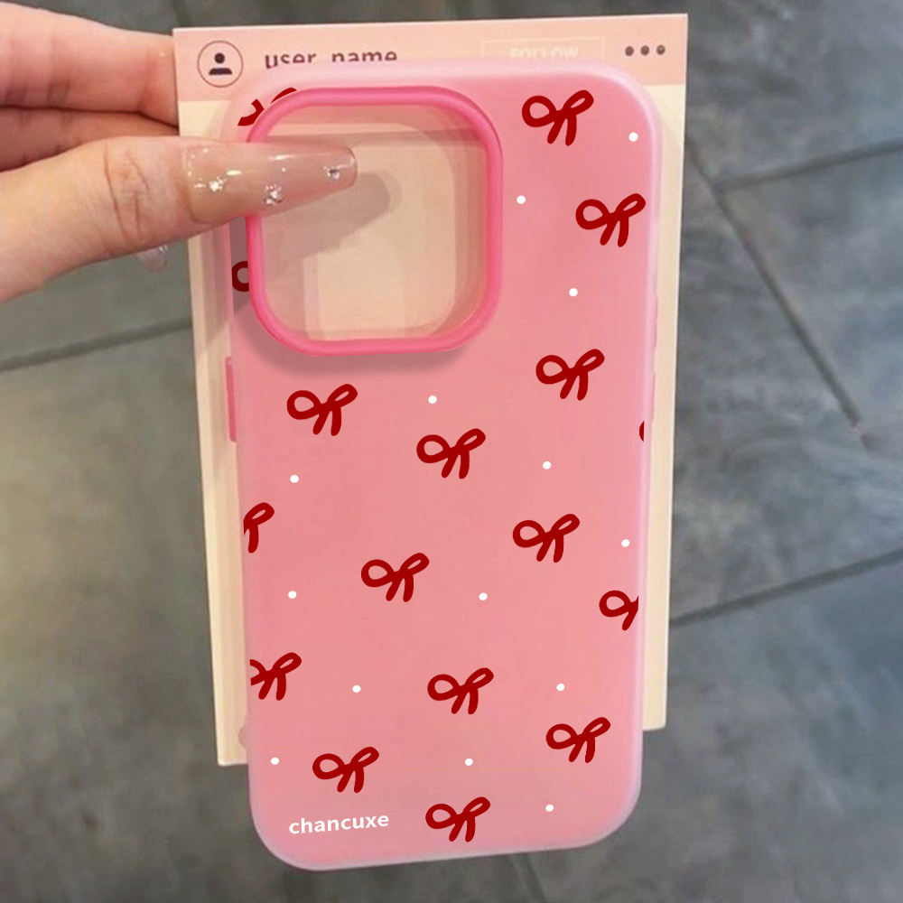 Minimalist Bow Girl INS Phone  - Phone Accessories For Girls 评论和价格