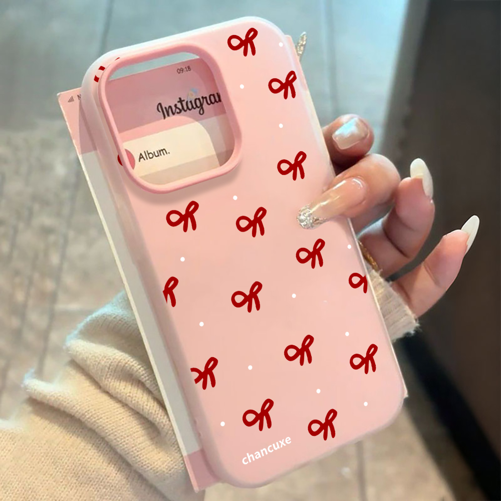 Minimalist Bow Girl INS Phone  - Phone Accessories For Girls 评论和价格