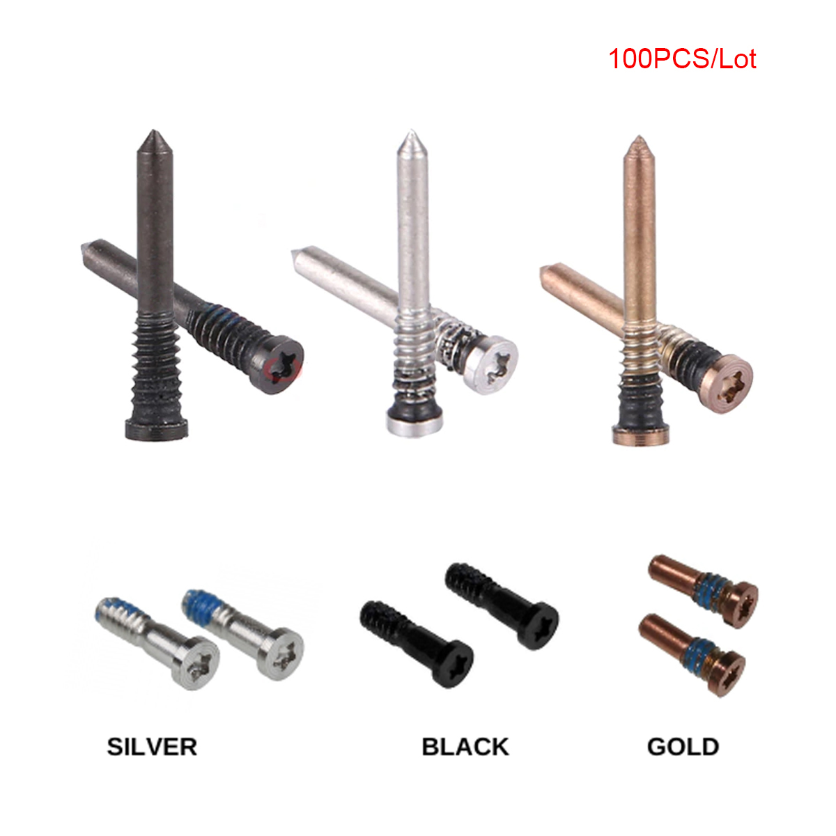 100Pcs Bottom Pentalobe Screws - Phone Repair Kit 评论和价格