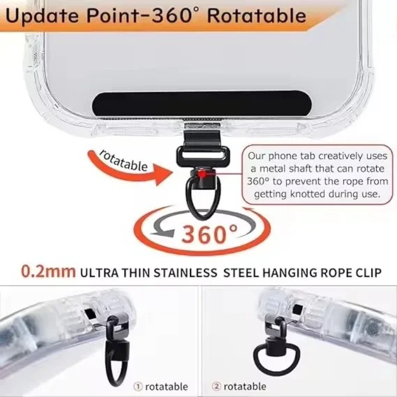 360 Rotating Phone Lanyard Cli - Phone Accessories Popsocket 评论和价格