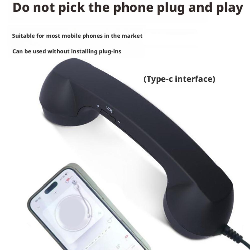 Type-C/3.5mm Retro Telephone P - Retro Handset Phone 评论和价格