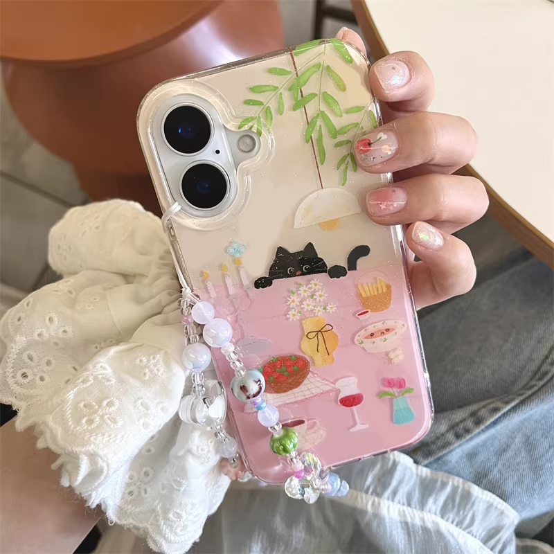 Ins Girl Cute Dining Table Lit - Phone Accessories For Girls 评论和价格