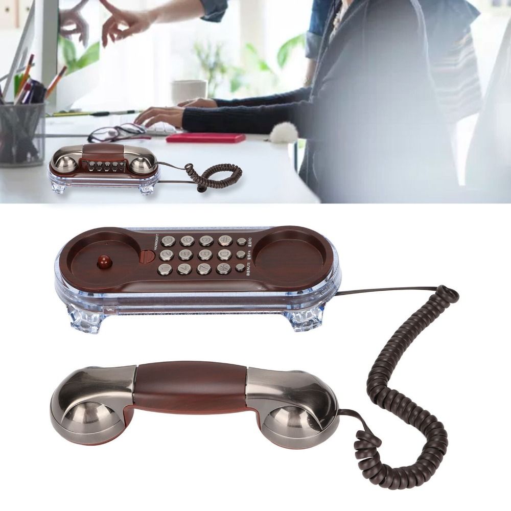 NEW Wall Mounted Wired Telepho - Retro Handset Phone 评论和价格