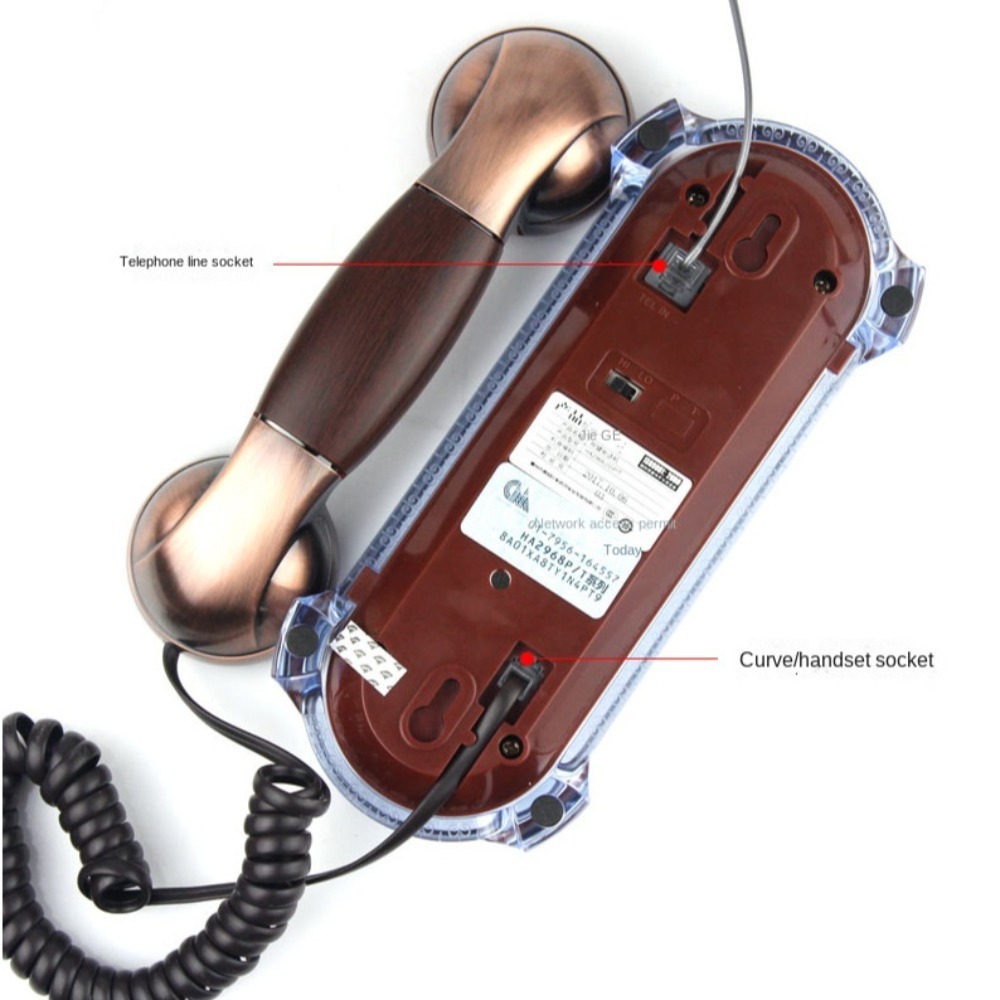 NEW Wall Mounted Wired Telepho - Retro Handset Phone 评论和价格