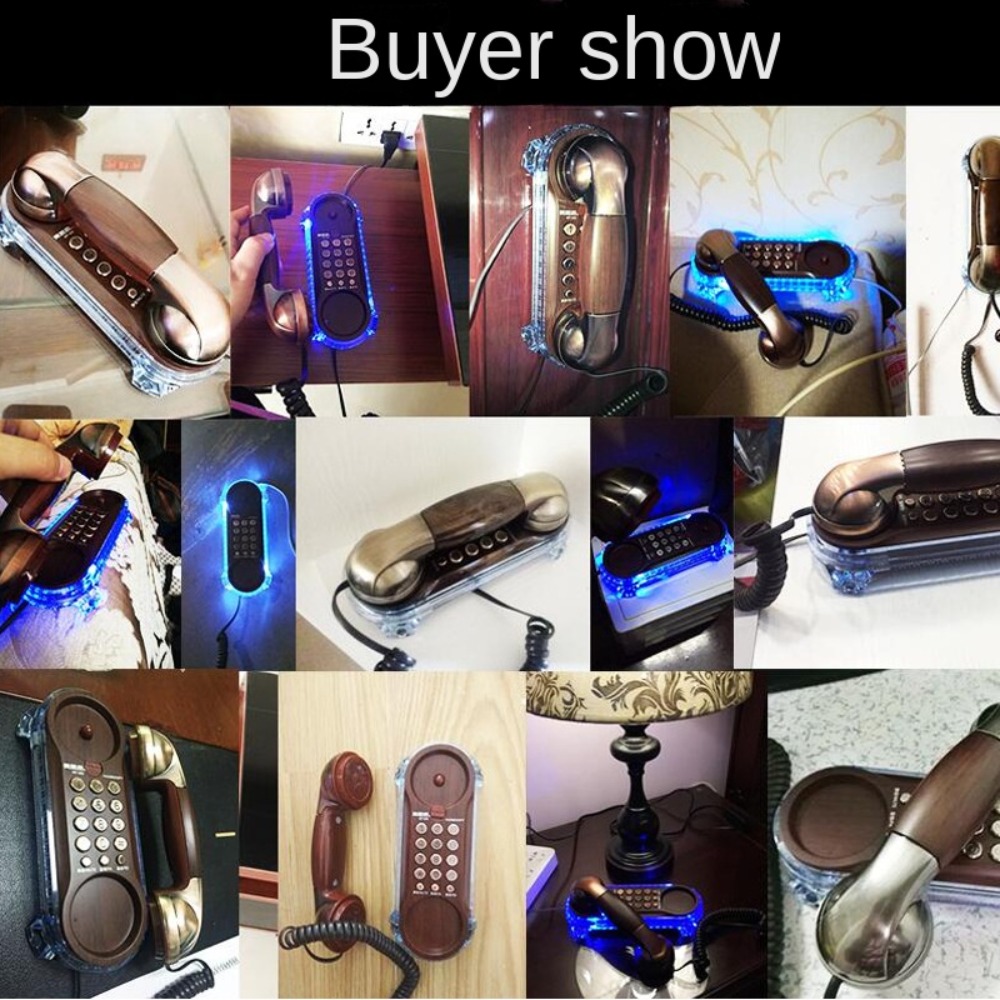 NEW Wall Mounted Wired Telepho - Retro Handset Phone 评论和价格