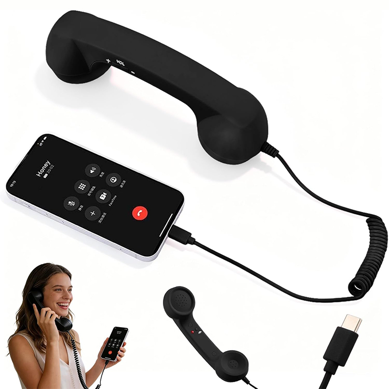 2026 New Retro Style Type-C Ph - Retro Handset Phone 评论和价格