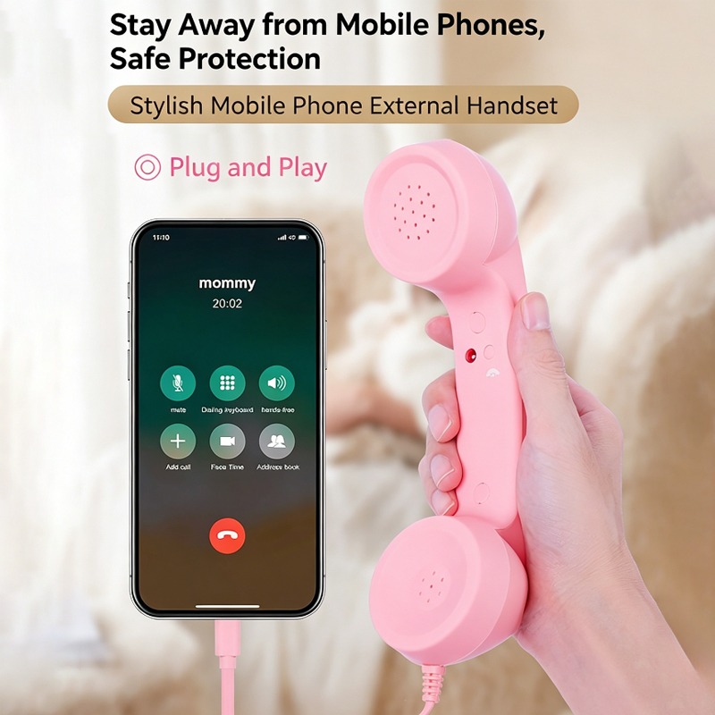 Retro Phone Handset Type-C Tel - Retro Handset Phone 评论和价格