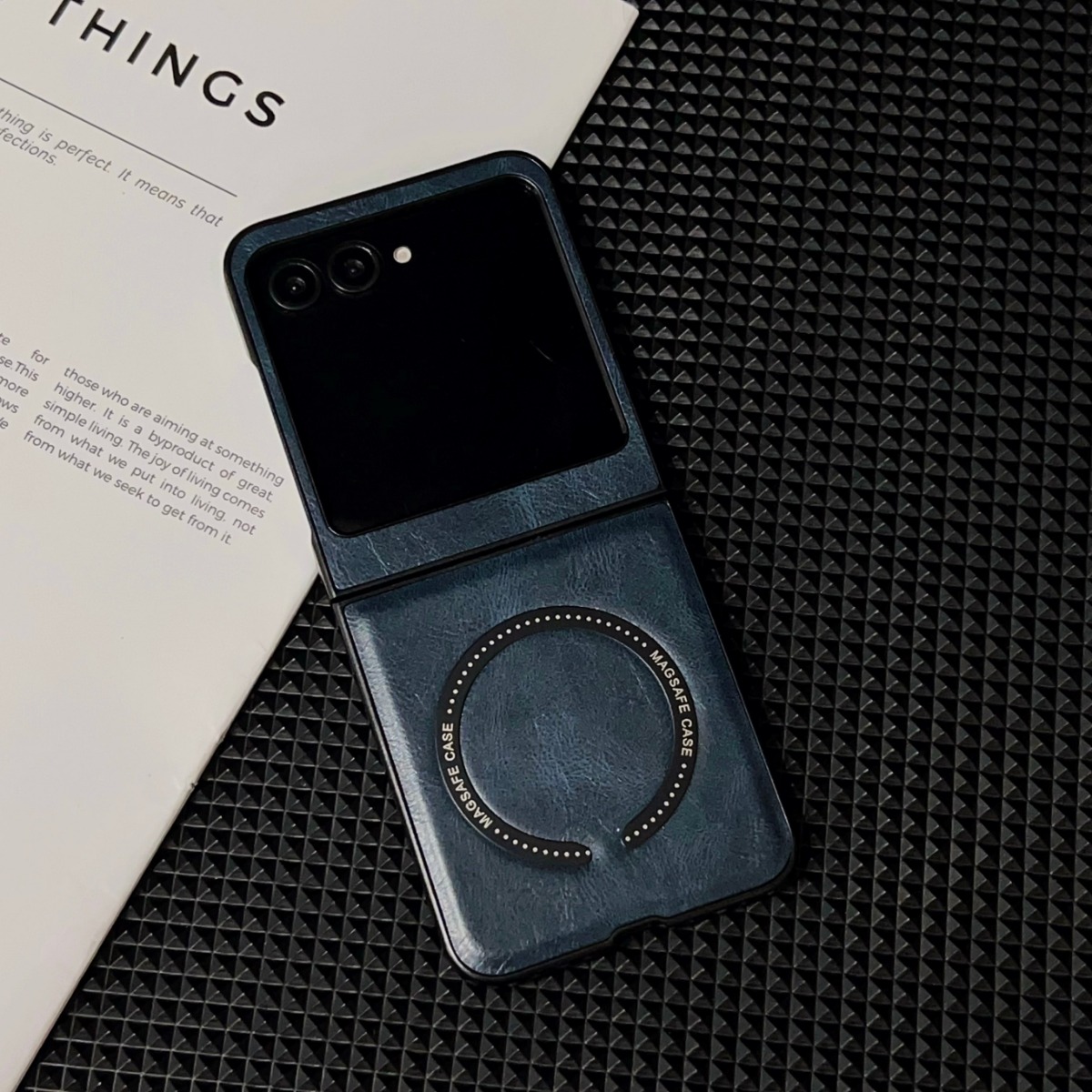 Retro Plain Vegan Leather Magn - Retro Handset Phone 评论和价格