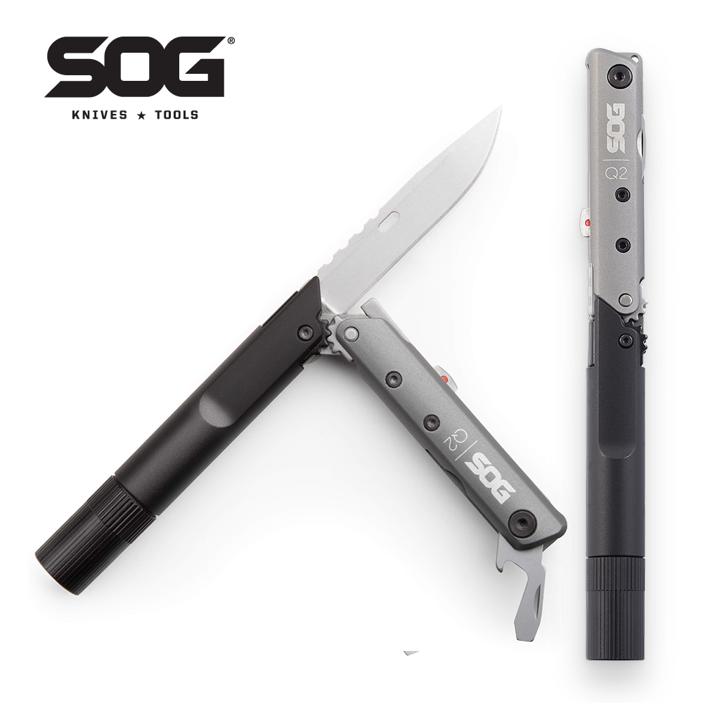 SOG BATON Q2 4 in 1 Multi-Tool - Led Flash Case 评论和价格