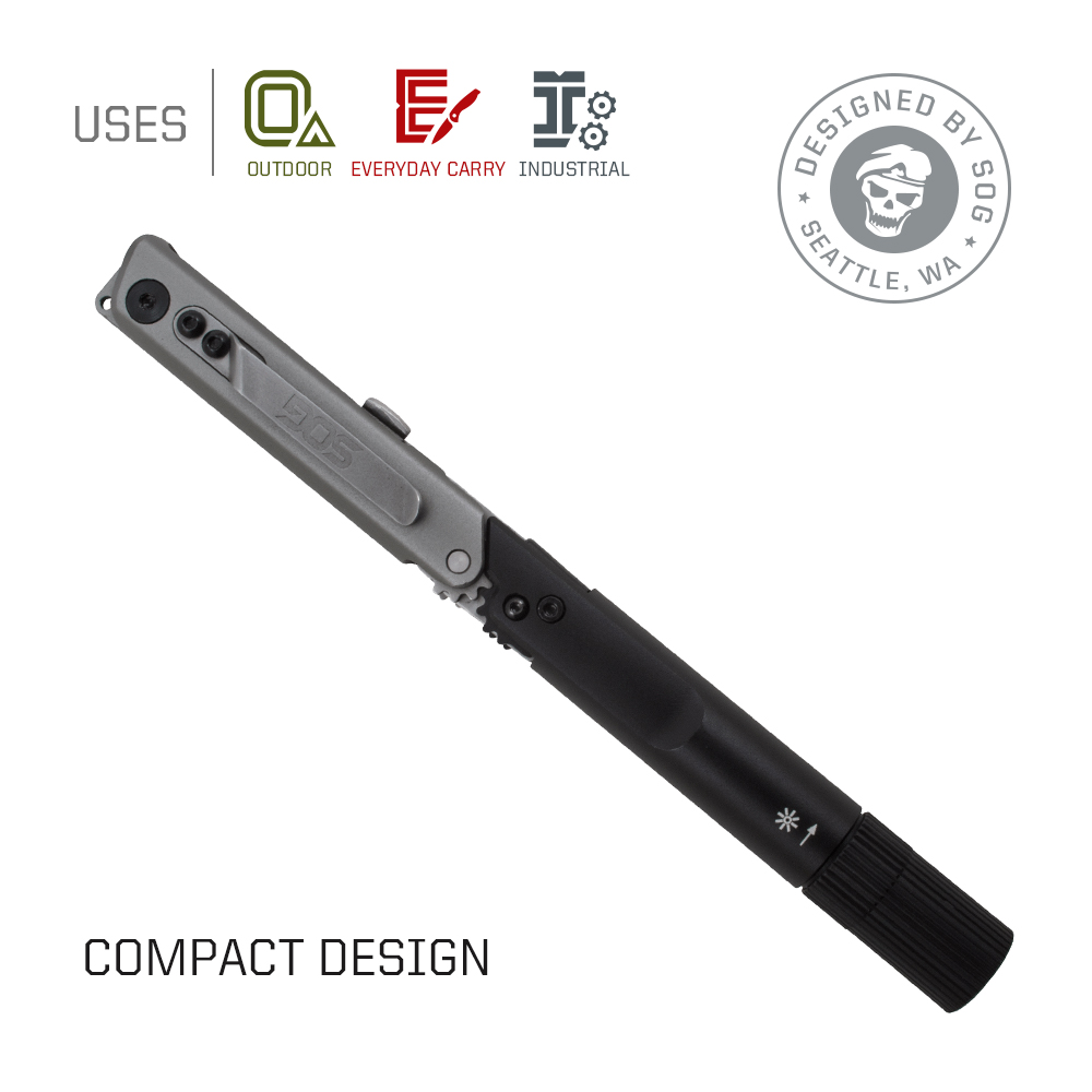 SOG BATON Q2 4 in 1 Multi-Tool - Led Flash Case 评论和价格