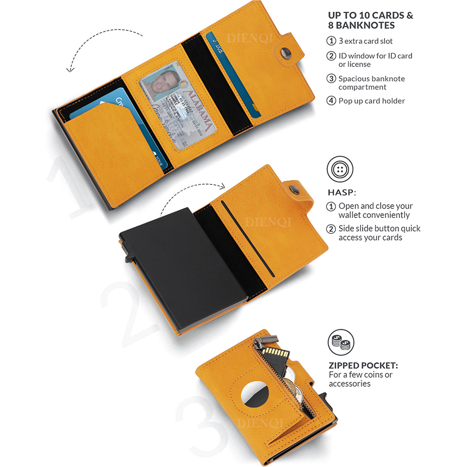 Airtag Wallet Rfid Credit Card - Airtag Holder Case 评论和价格