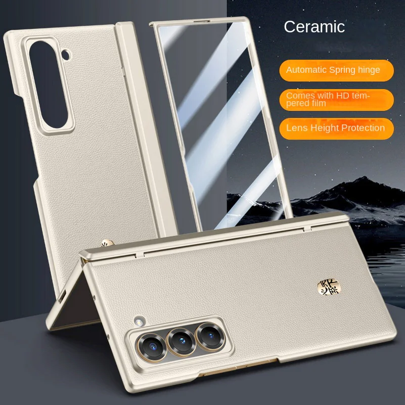 Luxury Business Leather with S - Tempered Glass Screen 评论和价格